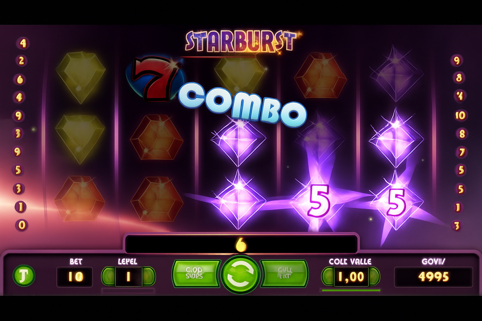 Starburst gameplay